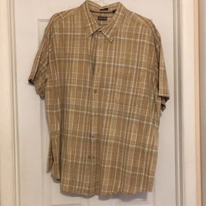 Tan plaid shirt